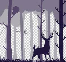 Maybe you would like to learn more about one of these? Trees And Deer Silhouette Forest Png Clipart Antler Cartoon Christmas Deer Computer Wallpaper Deer Antlers Free