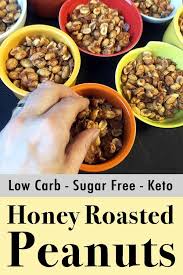 These Low Carb Honey Roasted Peanuts Are Just The Thing For When You Are Feeling Snacky And These N Honey Roasted Peanuts Healthy Snacks Recipes Honey Roasted