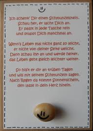 Schmunzelstein text vorlage / schmunzelstein gedicht zum ausdrucken : Kartenzauber Und Mehr Ich Schenk Dir Einen Schmunzelstein