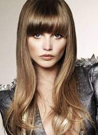 Great Dark Blonde Long Hairstyles For Round Faces Hairstyles Longhair Long Hair With Bangs Long Hair Styles Hairstyles With Bangs