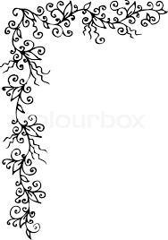 Weiß schwarz (ヴァイスシュヴァルツ, vaisu shuvarutsu) is a japanese collectible card game created by bushiroad. Floralen Ornament 301 Eau Forte Stock Vektor Colourbox