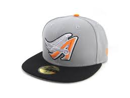 These hats are often worn to play golf and are a widely selected choice among the clientele of golf clubs. Anaheim Angels New Era 5950 Fitted Hat Grey Black Orange Ecapcity