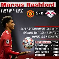 Julian nagelsmann has revealed manchester city boss pep guardiola played his rb leipzig a visit, before their trip to old trafford. Marcus Rashford First Man United Hat Trick In 2020 Man United Marcus Rashford The Unit