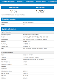 Intel Core I7 10710u Posts Almost 40 Higher Geekbench Multi