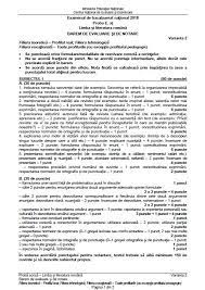 Programa pentru bac 2018 la română, profil real. Barem RomanÄ Bac 2018 Cum Se Rezolvau Subiectele Libertatea