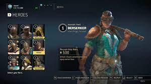 The vast forests of our lands are said to be filled with the spirits of beasts. How To Play Berserker For Honor Game Guide Gamepressure Com