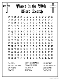 They are a great way to reinforce a child's learning of the people and events of a bible story. Pin On Printable Word Searches