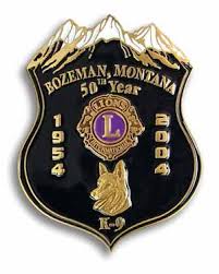 Bozeman Montana Lions 50 Year Pin Bozeman Bozeman Montana Personalized Items