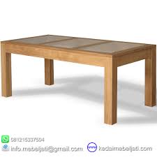 Beli meja makan kayu jati online berkualitas dengan harga murah terbaru 2021 di tokopedia! Beli Meja Makan Jati Minimalis Seri Medan Harga Murah Dari Jepara