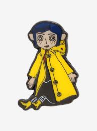 Coraline Doll Enamel Pin Boxlunch Exclusive Coraline Doll Coraline Dolls
