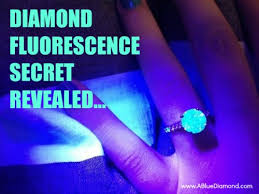 what is diamond fluorescence why diamonds under black