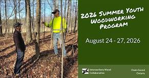 2026 Summer Youth Woodworking Program with Pierre Rousseau