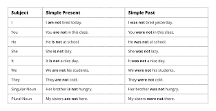 Negative Forms Esl Library