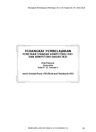 Maybe you would like to learn more about one of these? Pemetaan Sk Dan Kd Bahasa Inggris Kelas 1 2 3 4 5 6 Sd