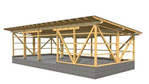 Werkplanung Einer Maschinenhalle Fur Cnc Abbund Mit Hundegger K2 Gartenhaus Holz Flachdach Uberdachung Bauen Holzbau