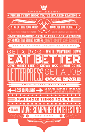New Years Resolution To Make A New Years Resolution Poster Every Year Typography Poster Design Typography Poster Typographic Poster