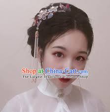 Handmade Chinese Traditional Jade Tassel Hair Combs Traditional Classical  Hanfu Hair Accessories for Women