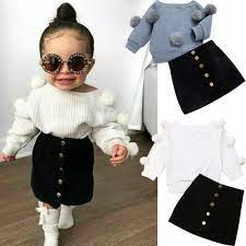 Shop with afterpay · shop extended sizes · free shipping for members Buy 1 6y Autumn Toddler Baby Kids Girls Clothes Sets Long Sleeve Hairball Knit Tops Sweater Button Mini Skirt Warm Outfits Sets And View Our Huge Collection Of Graphic Designed T Shirts Apparel Online
