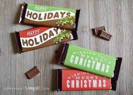 A thanksgiving dinner party favor supply and teacher gift. Christmas Candy Bar Wrappers Printable Somewhat Simple