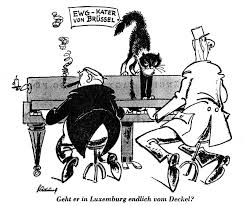 Die 'mannschaft' ist nur noch eine karikatur ihrer selbst. Karikatur Von Hartung Zu Den Differenzen Zwischen Frankreich Und Deutschland In Bezug Auf Europa 28 Januar 1966 Cvce Website