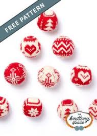 The chart is a visual representation of a written pattern. Merry Fair Isle Knitted Ornaments Free Knitting Pattern