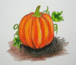 Drawloween 2018 Day 23 Pumpkin Drawing Colored Pencild Micro Pen By N E Thompson Https Www Deviantart Com Nethompson Pumpkin Deviantart Artist