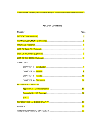 I am trying to typeset a manuscript with the class apa6 with apacite reference style, but the order of the last few parts doesn't seem to follow this. Apa Table Of Contents Sample