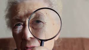 Eeekit magnifying glass with light, 11/5 x illuminated magnifier handsfree 8 led lighted magnifying glass for seniors reading, soldering, inspection, coins, jewelry, exploring, macular degeneration. Old Lady Looking Through A Magnifying Glass Stock Video Footage Storyblocks