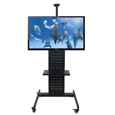 Shop our huge selection · fast shipping · read ratings & reviews Super Heavy Duty Rolling Tv Cart Mobile Tv Mount Stand Trolley For 32 65 Inch Shopee Malaysia