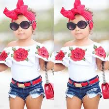 Cute toddler look with a vintage floral dress, a yellow scarf, grey socks and brown leather boots a vintage brown dress with buttons, a yellow cardigan, printed tights 2pcs Cute Toddler Baby Kids Girls Flower Tops Denim Shorts Pants Outfits Clothes Walmart Com Walmart Com