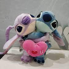 10 43us 30 Off Disney Stitch Lilo Angel Dolls Plush Toy Stitch Angel Couple Love Stuffed Plush Soft Doll Children S Toys Christmas Gift Gift Movies Tv Soft Dolls Stitch Toy Christmas