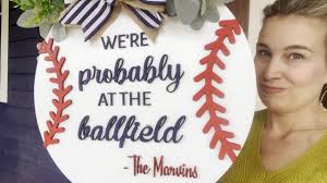 Baseball Door Hanger