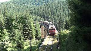 Vatra dornei este supranumita perla bucovinei. Tren R4206 Bistrita Nord Vatra Dornei Trece Peste Viaductul Larion 22 07 2016 Youtube
