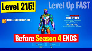 New* working xp glitch in fortnite season 7! How I Level Up 215 Before Season 4 Ends Unlimited Xp Glitch Level Up Faster Youtube