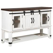 Flaybern light brown dining room server. Valebeck Dining Room Server White Overstock 29057251
