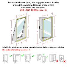 4.6 out of 5 stars. Window Seal For Portable Air Conditioner And Tumble Dryer Window Venting For Mobile Air Conditioner Exchange Hot Air Stop From The Outside Entering Room Air Conditioner Exhaust No Need Drilling Hose Tools