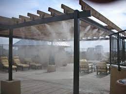 With the purchase of additional accessories for maximum comfort on those hot days. Climate Veil Patio Misting System Direct Pool Supplies