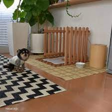 北欧 シンプルスタイルの部屋で楽しむ 犬のいる暮らし キナリノ 犬のケージアイデア 犬のトイレ ペットの部屋
