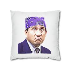 Throw Pillow Michael Scott Dwight Pillow Michael Scott Prison Mike Sequin  Pillow Cover, Funny Michael