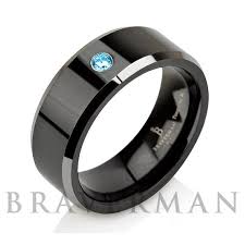 Aquamarine Men Tungsten Wedding Bandman Tungsten Wedding Etsy White Gold Diamond Wedding Rings Tungsten Wedding Rings Tungsten Wedding Bands