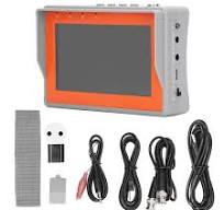 Testeur AHD, Testeur de Moniteur Vidéo HD Portable 4,3 Pouces 2 en 1,  Testeur de Vidéosurveillance pour Vidéo AHD Coaxiale Analogique 100-240 V,  ...