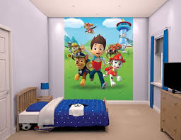 Mural Infantil Patrulla Canina En Https Papelpintadobarcelona Com 2016 07 19 Fotomural Patrulla Cani Paw Patrol Bedroom Paw Patrol Room Childrens Wall Murals