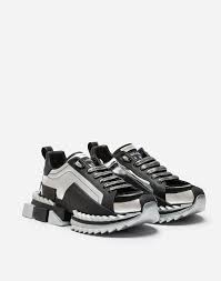 Black And Silver Dolce Gabbana Sneakers Multi Colored Super King Sneakers Men S Shoes Dolce Gabbana In 2020 Sneakers Men Fashion Shoes Fashion Photography Leather Sneakers