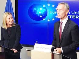 Jens stoltenberg head of nato. Federica Mogherini Meets Nato Secretary General Jens Stoltenberg Den Europeiske Utenrikstjenesten