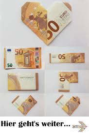 Herz Aus Geldschein Falten So Einfach Geht S Tutorial Geldscheine Falten Herz Herz Aus Geldschein Geld Falten Hochzeit