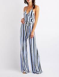 Striped Wrap Jumpsuit Vestidos Longos Estampados Looks Vestidos Vestidos