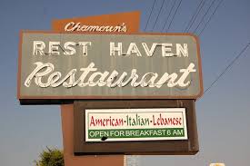 Chamoun S Rest Haven Sign Clarksdale Haven Restaurant Mississippi