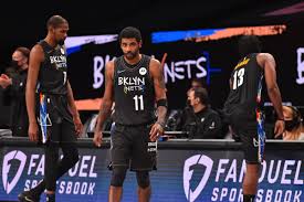 The brooklyn nets' addition of james harden could help the team continue to take over the new york city basketball scene and outdo the knicks. Bigger Three James Harden Joins Kevin Durant And Kyrie Irving On All Star Team Netsdaily