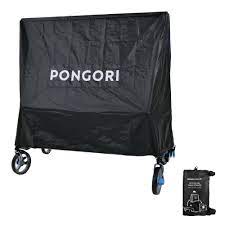 table tennis folded table cover black pongori decathlon