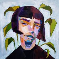 Blair Bradshaw Contemporary Signed Flag Artwork